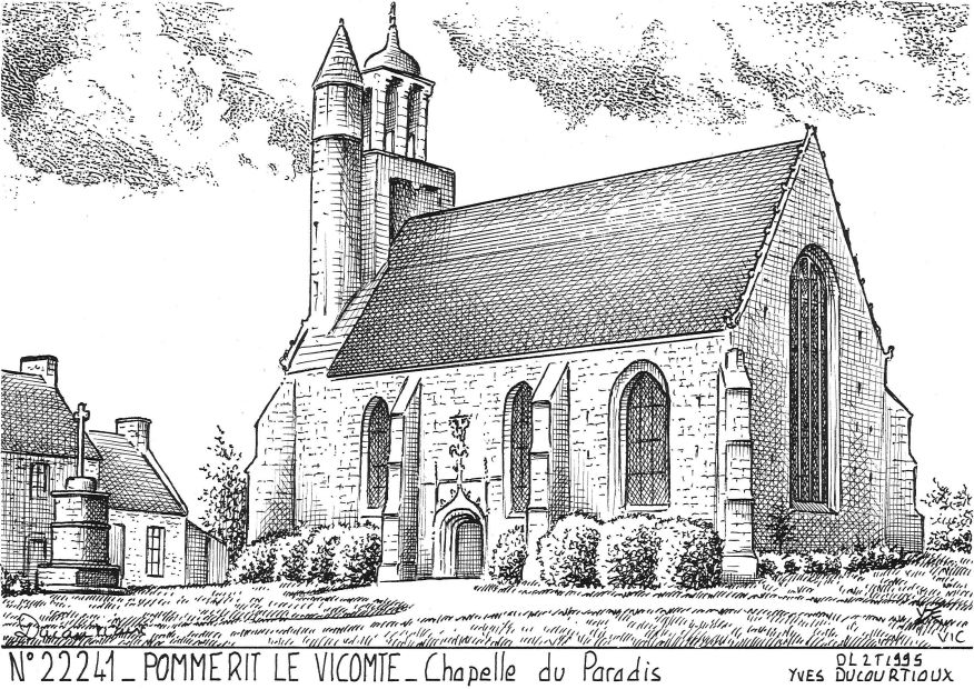 N 22241 - POMMERIT LE VICOMTE - chapelle du paradis